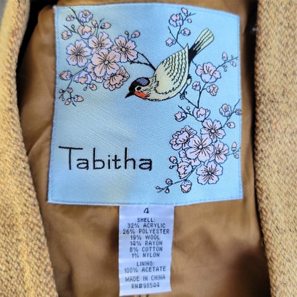 TABITHA Anthropologie Grandpa Cardi Tweed Jacket Blazer 4 - Picture 5 of 5